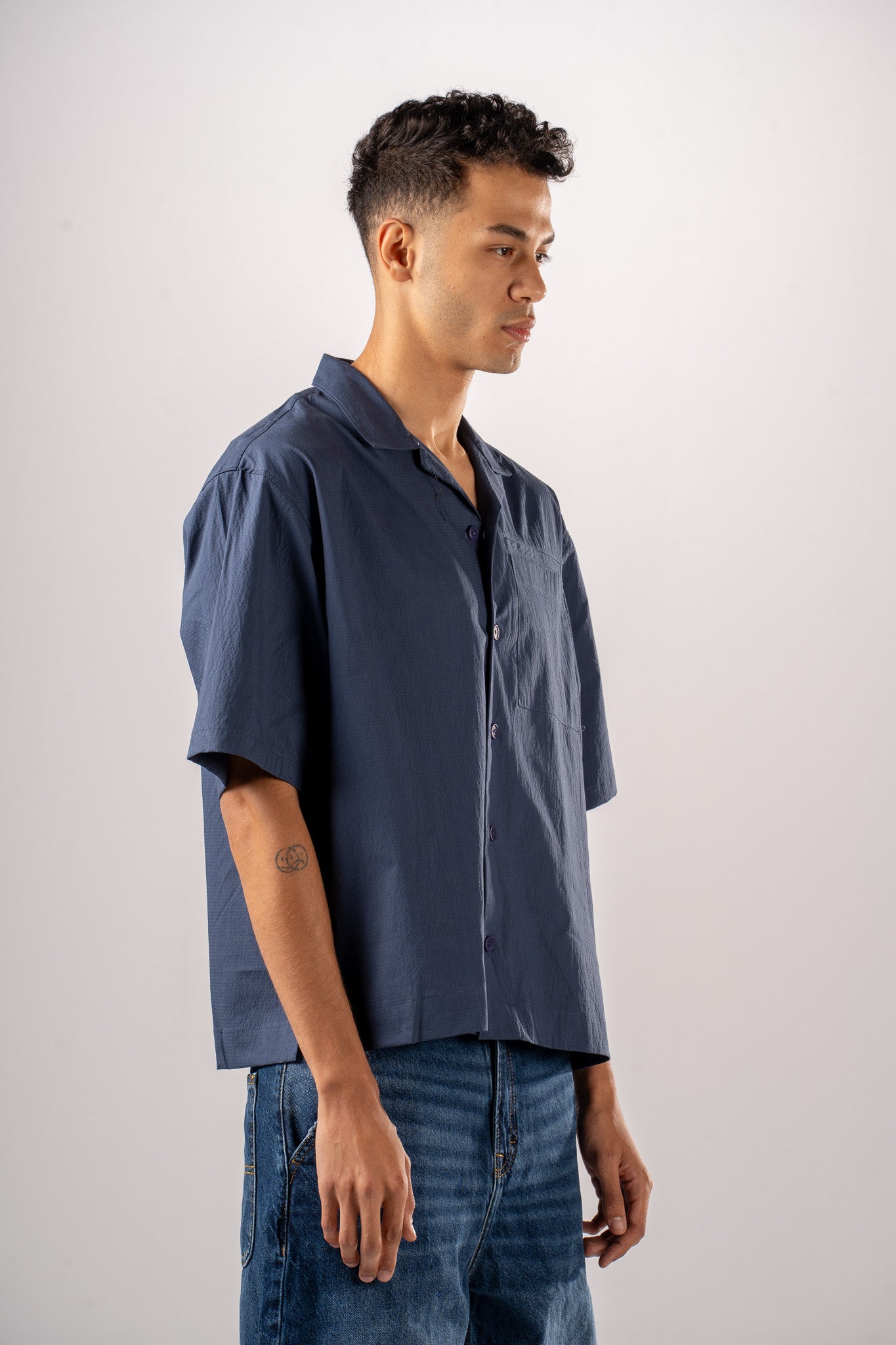 Solid Pocket Shirt